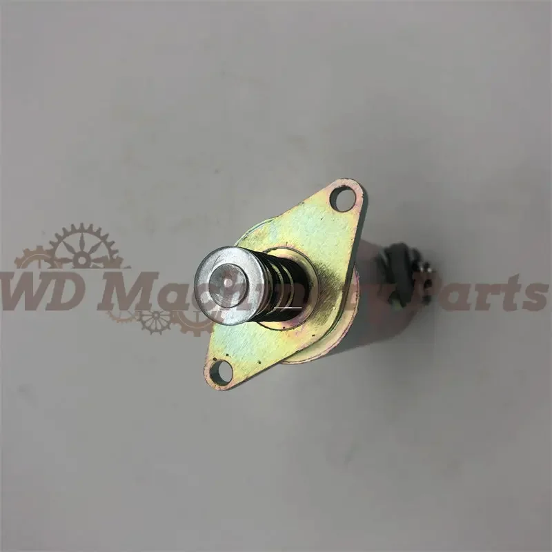 6N-9988 Fuel Shut Off Solenoid 6N-3749 7N-8883 9L-7880 9N-1068 for Caterpillar Engine 3208 Paving Compactor 2 Terminals 12VDC