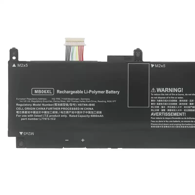MB06XL Laptop battery For HP ZBook Studio G7 G8 Mobile Workstation Series Notebook  L78553-005 L78553-002 HSTNN-IB9E L77973-1C1
