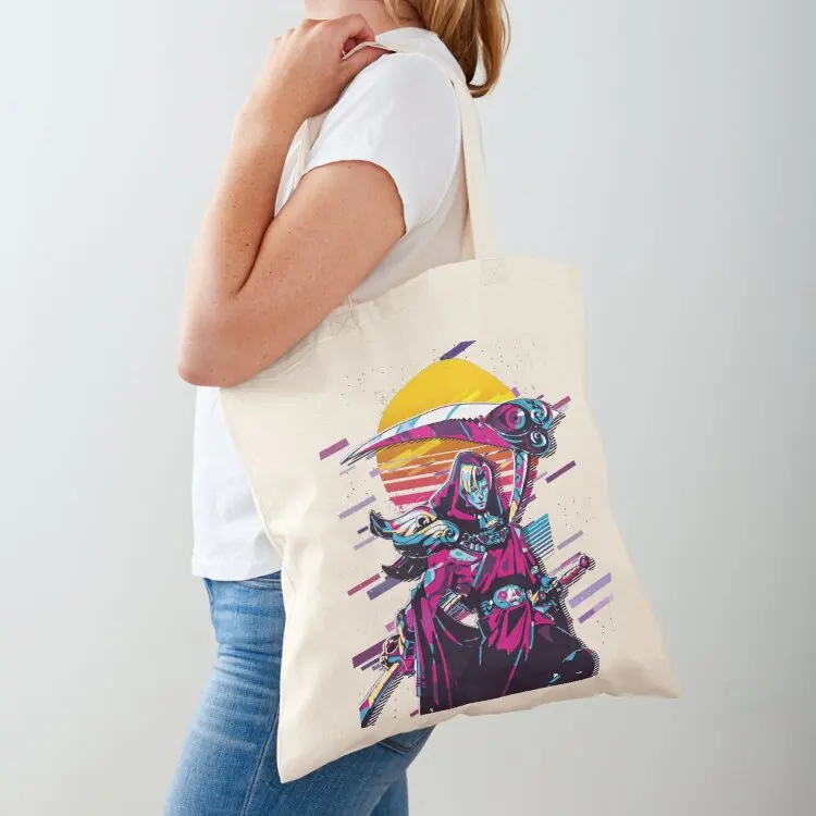 

Thanatos - Hades (80s Retro) Tote Bag eco pack large tote bag female bag Woman shopper