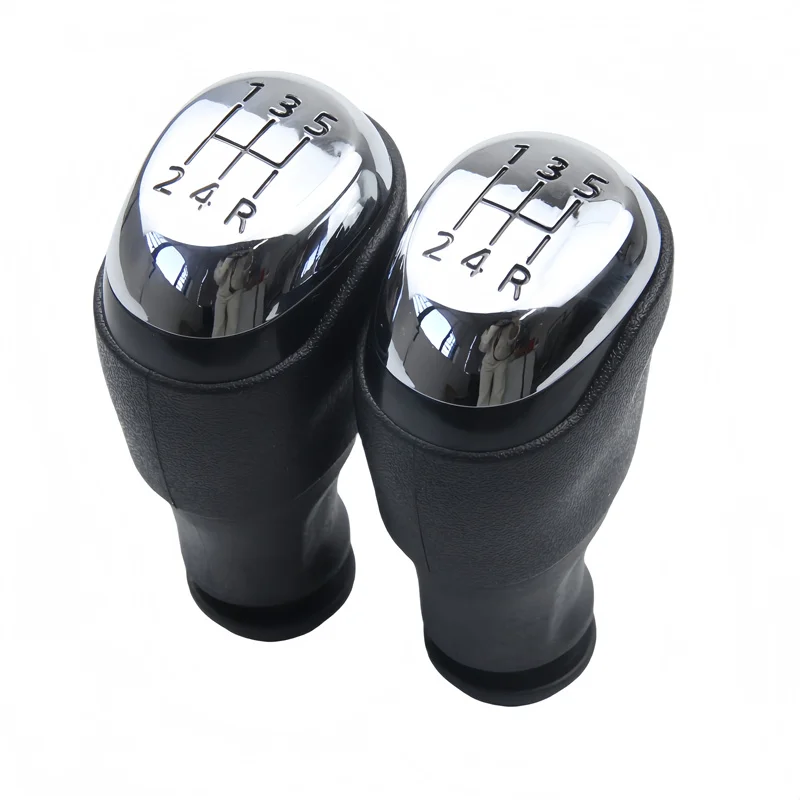 5/6 Speed Chrome / Matte Gear Shift Knob For Renault Clio 4 Mk4 IV 2012 2013 2014 2015 2020 Lever Shifter Gaiter Boot Cover Case view 2