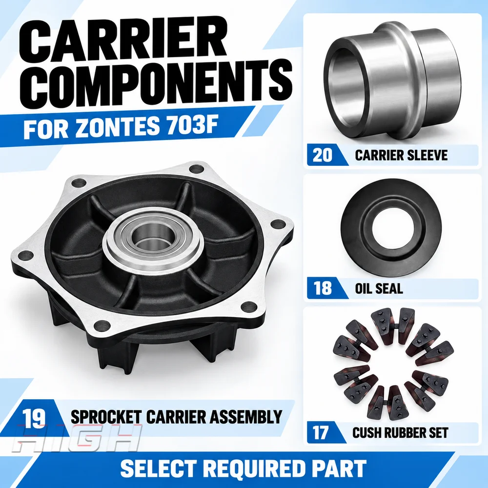 FOR ZONTES 703F Rear Wheel Components Original Spokes Rim Tyre Sprocket Axle Maintenance