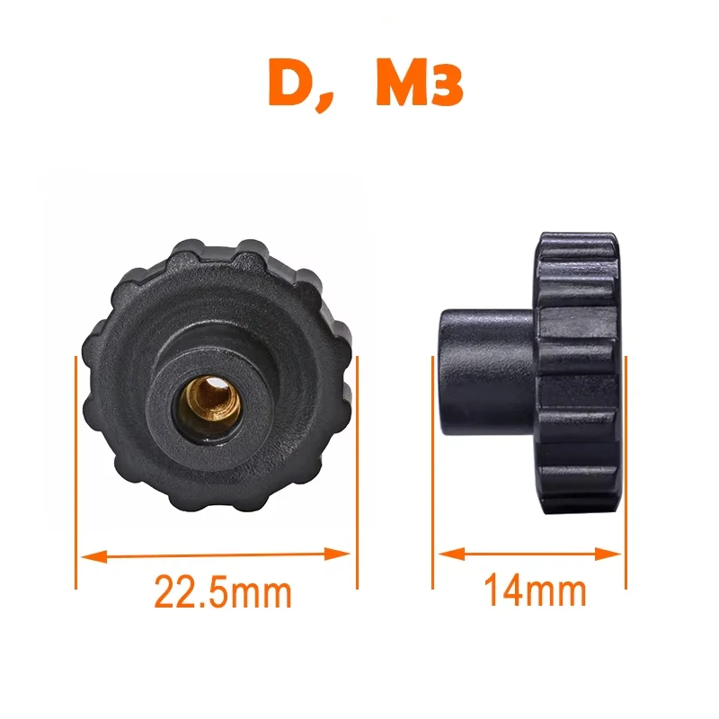 4PCS M3/M4 Screw Nut Heat Bed Adjustment HotBed Leveling for Reprap 3D Printer DIY Print Platform Calibration Accessories