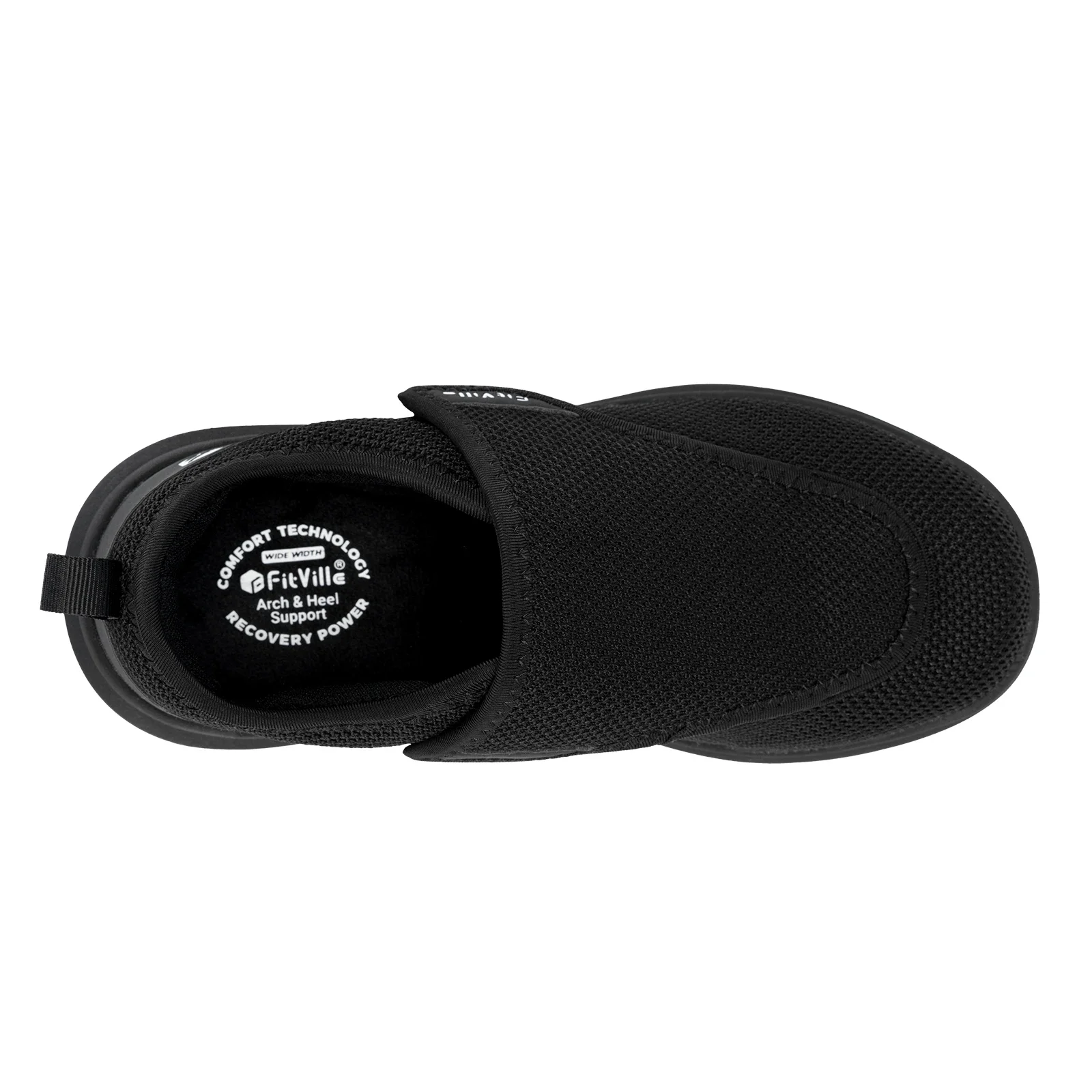 FitVille Wide 2E Diabetiker-Schuhe für Herren, für ältere Menschen, orthopädische Schuhe für geschwollene Füße, verstellbarer Gehschuh, Schmerzlinderung für ältere Menschen. – Detail 11