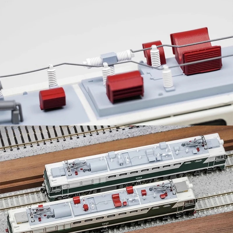 Tren modelo a escala 1/160 tipo N, locomotora eléctrica 6K, Zhengzhou, Bureau, sección luta, trabajo de pintura, tren de juguete, regalo para niños