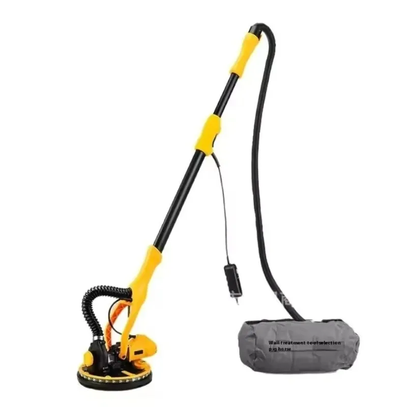 Long Pole  Polishing Sander Machine 220V Electric Double Lamp Belt Wall Sanding Machine Metal Sandpaper Putty Too