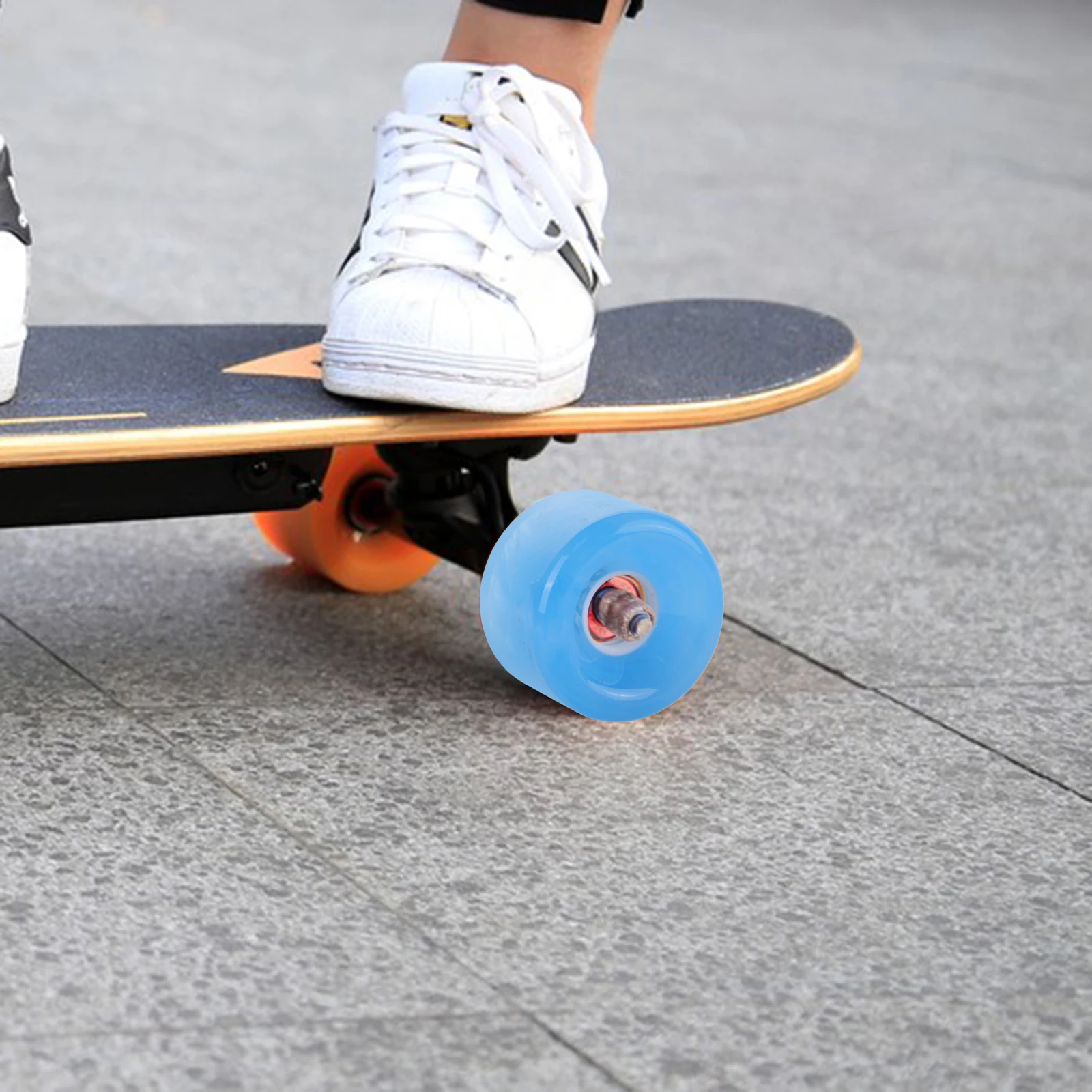 

2Pcs Skateboard Wheels Durable PU Replacement Wheel for Long Lasting Smooth Glide Skateboard Parts Replacement Wheel