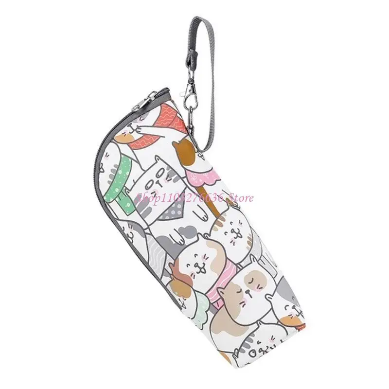R6FD Baby Kinderwagen Flasche Tasche Elektrische Fahrzeug Wasser Tasse Beutel Freien Praktische Baby Flasche Isolierung Fall – Detail 9