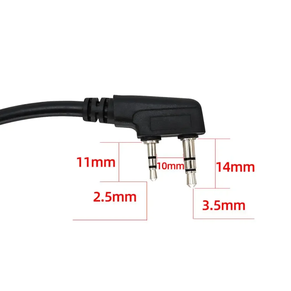 U-283/U 6 Pin Turn To Kenwood Plug Adapte for Harris Dummy Case AN/PRC 152 /PRC 148 Dummy Case for UV5R UV82 Walkie Talkie