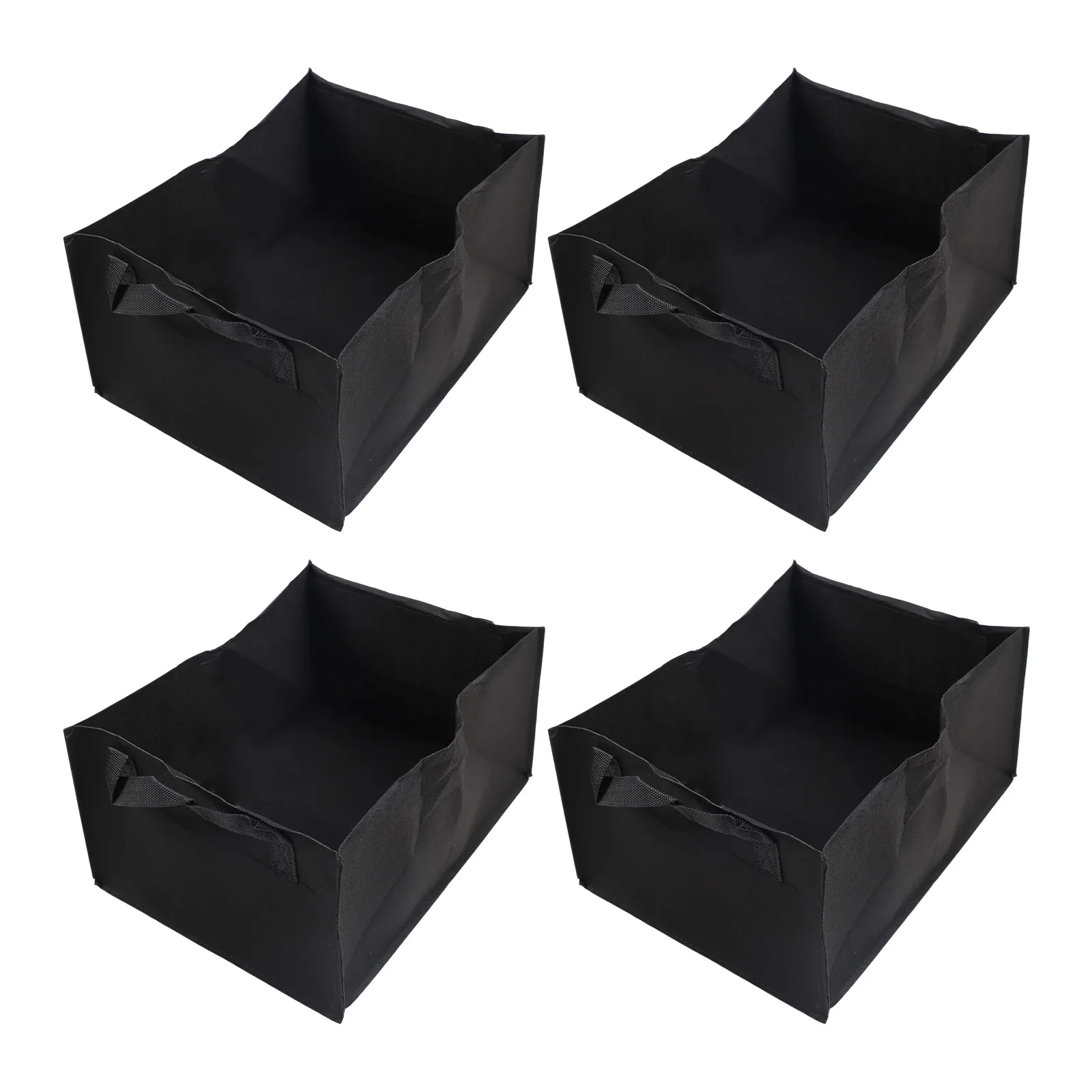 

Breathable 4Pcs Planting Bags Made of NonWoven Fabric Perfect for Growing Vegetables and Minimizing Transplant Shock