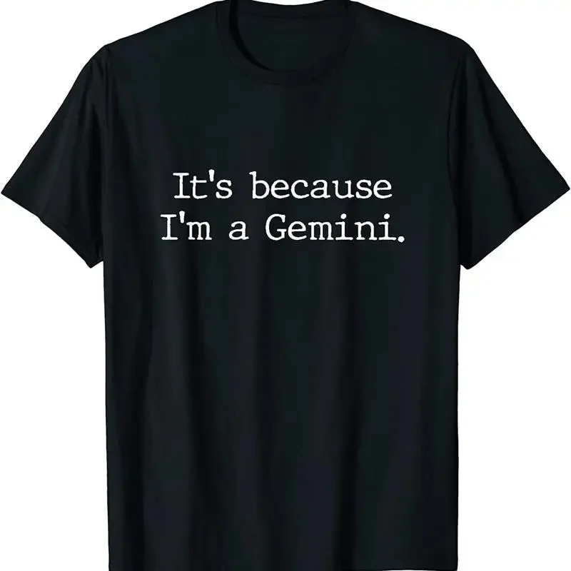 New Limited Gemini Horoscope Zodiac Sign Astrology Funny T Shirt Made In Usa