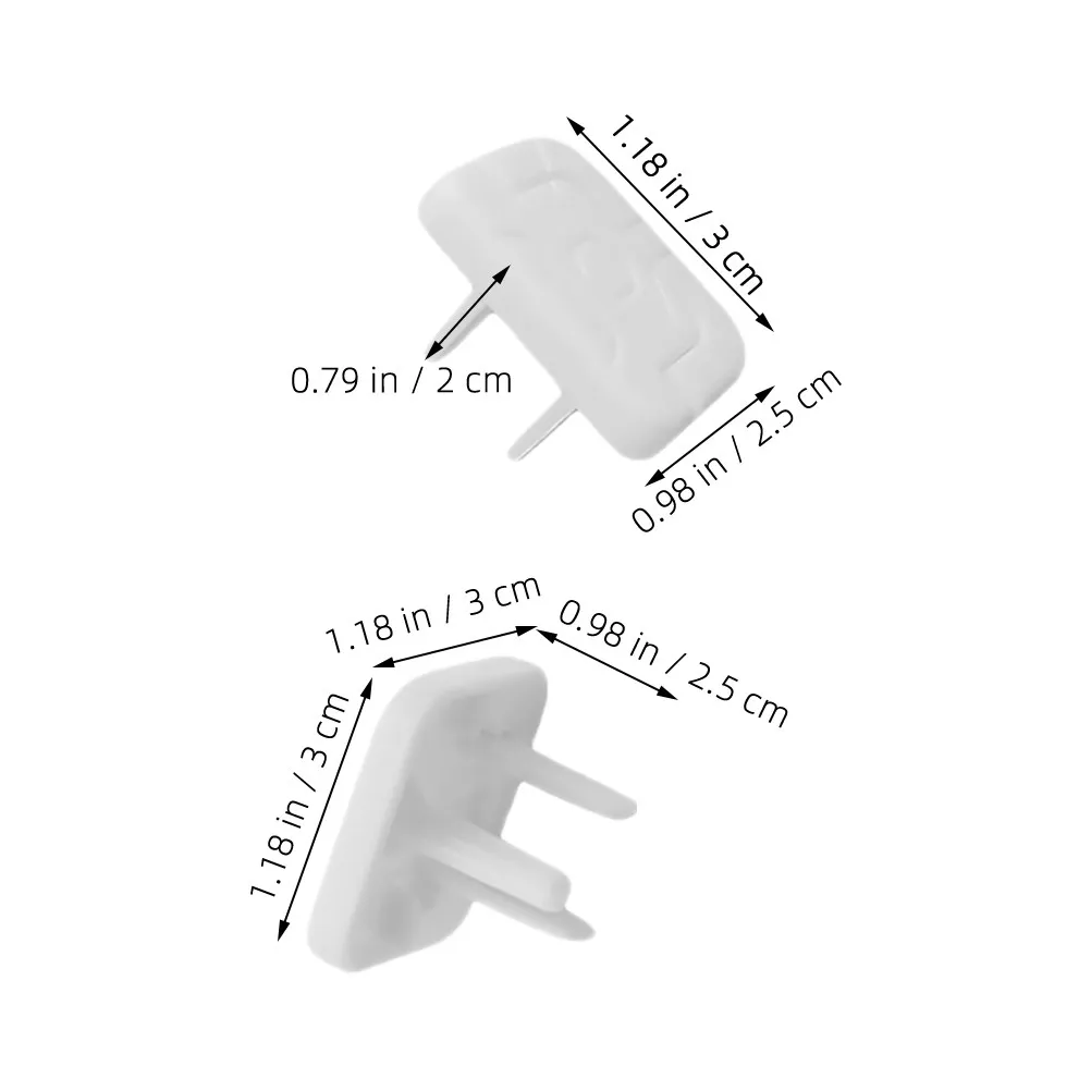 60pcs Safety Outlet Hidden Pull Handle Protectors For Electrical Outlets Durable Reusable Socket Child Proof Electric Shock