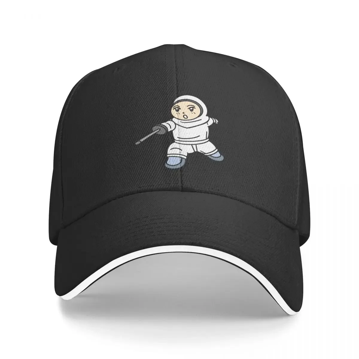 Cute fencing cartoon style Baseball Cap Luxury Man Hat Golf Hat Men Golf Wear Women's