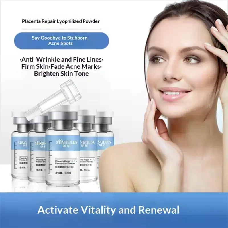 /YOV/Placenta Freeze-dried Powder Repair Facial Hydrating Nourishing Pore Shrinking Skin Rejuvenate Skin Care Polypeptide