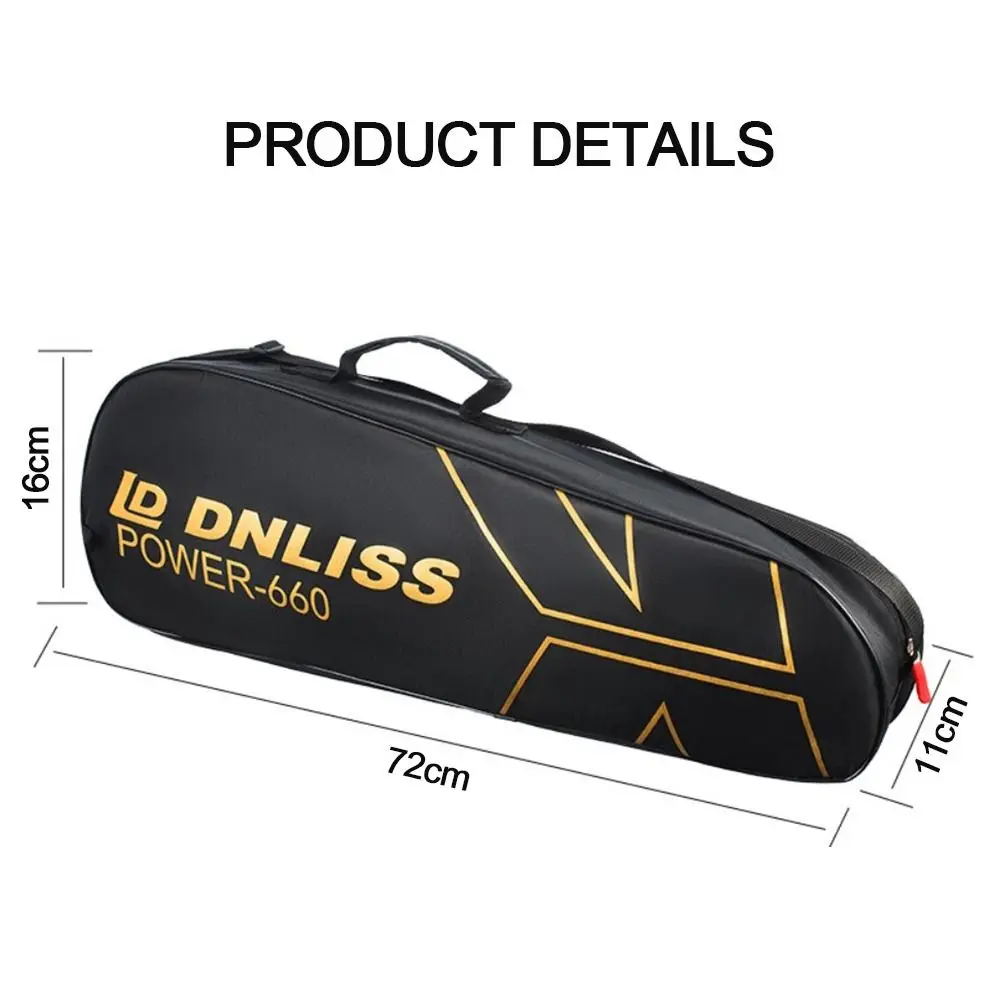 Protective Pouch Thick Badminton Racket Bag Oxford Portable Racket Protective Cover Tennis Storage Badminton Racket