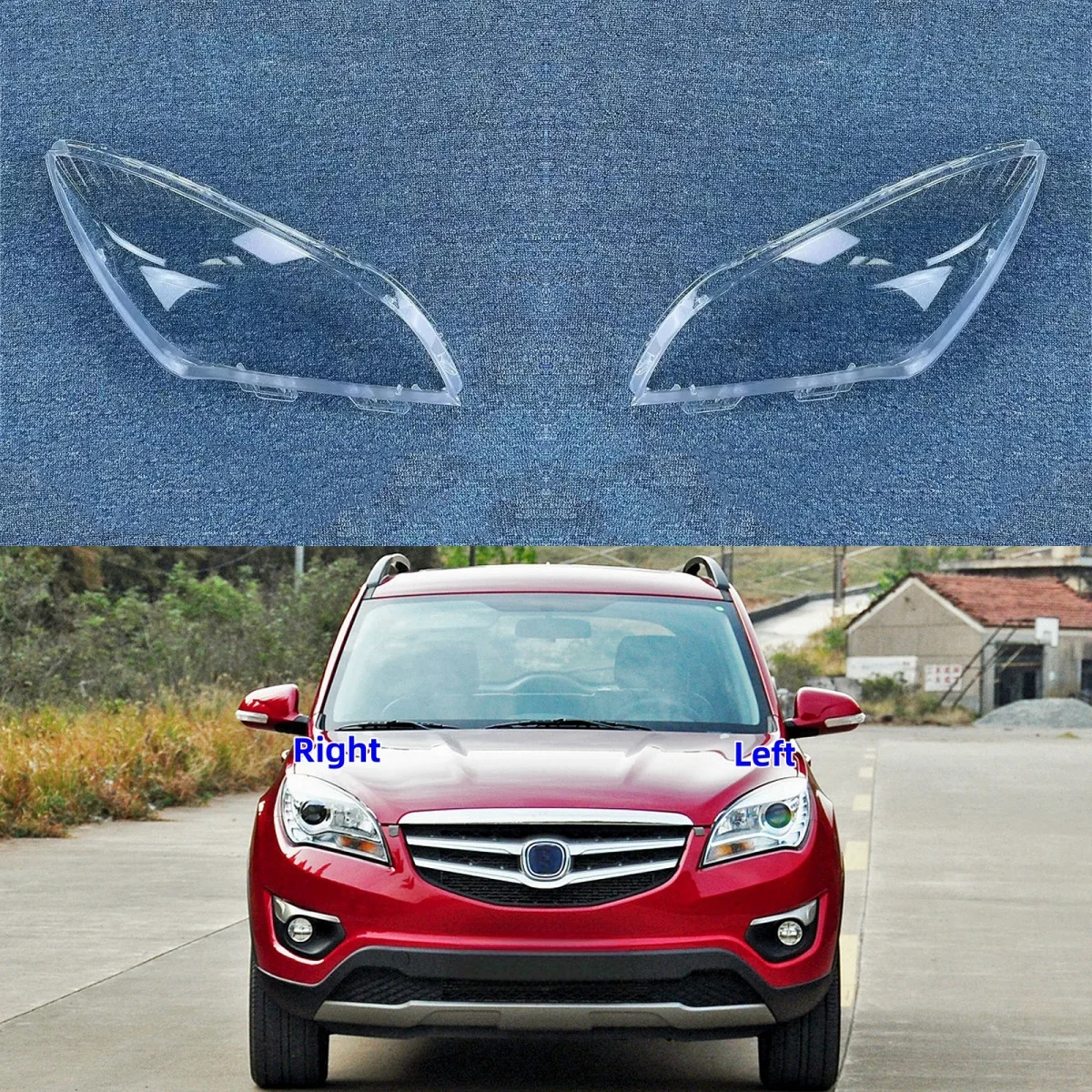 

Для Changan CS35 2012 2013 2014 2015 2016, автоаксессуар, прозрачный материал ПК, крышка корпуса передней фары