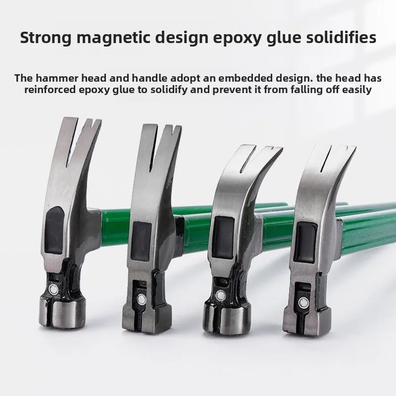 

Молоток Круассан Деревообрабатывающий гвоздь Электрическая деревянная ручка Прямоугольный противоскользящий всасывающий гвоздь Деревообрабатывающий Hamme