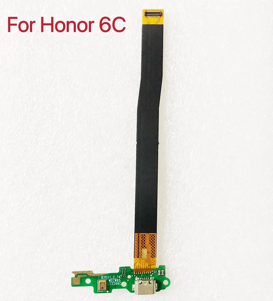 Charging Port Connector Board Parts Flex Cable With Microphone Mic For Huawei Honor Play 8A 7A 7C 7X 7S 6A 6C 6X 5C Pro