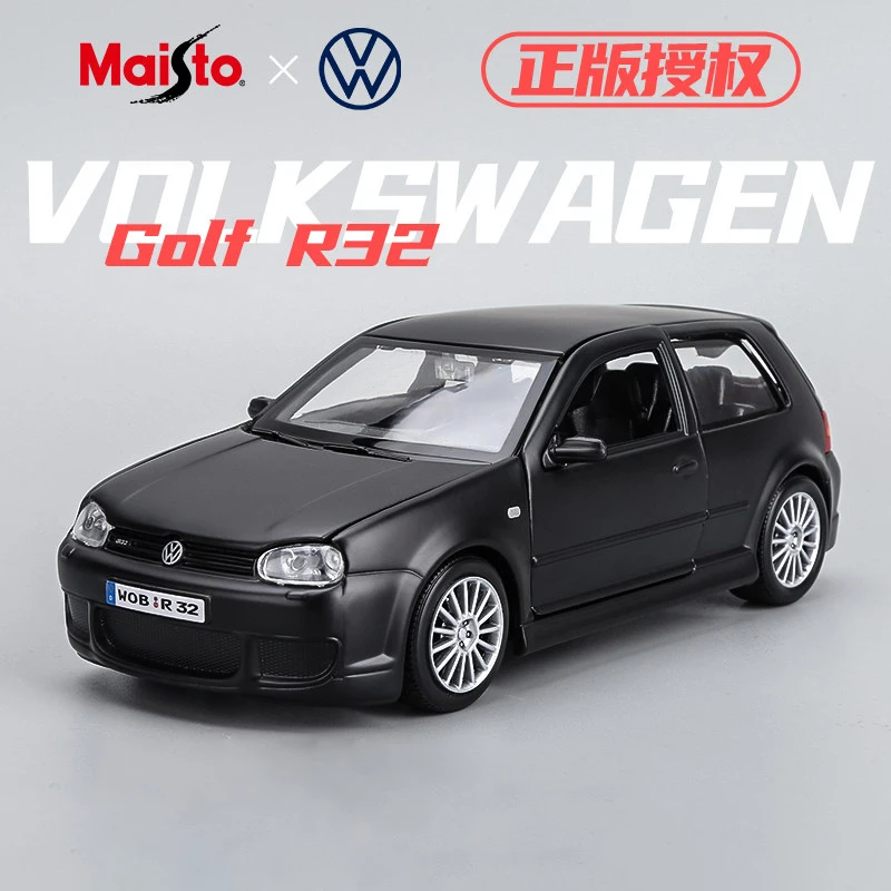 Maisto 1:24 Golf R32 Alloy Car Diecasts & Toy Vehicles Car Model Miniature Scale Model Car Toys For Children