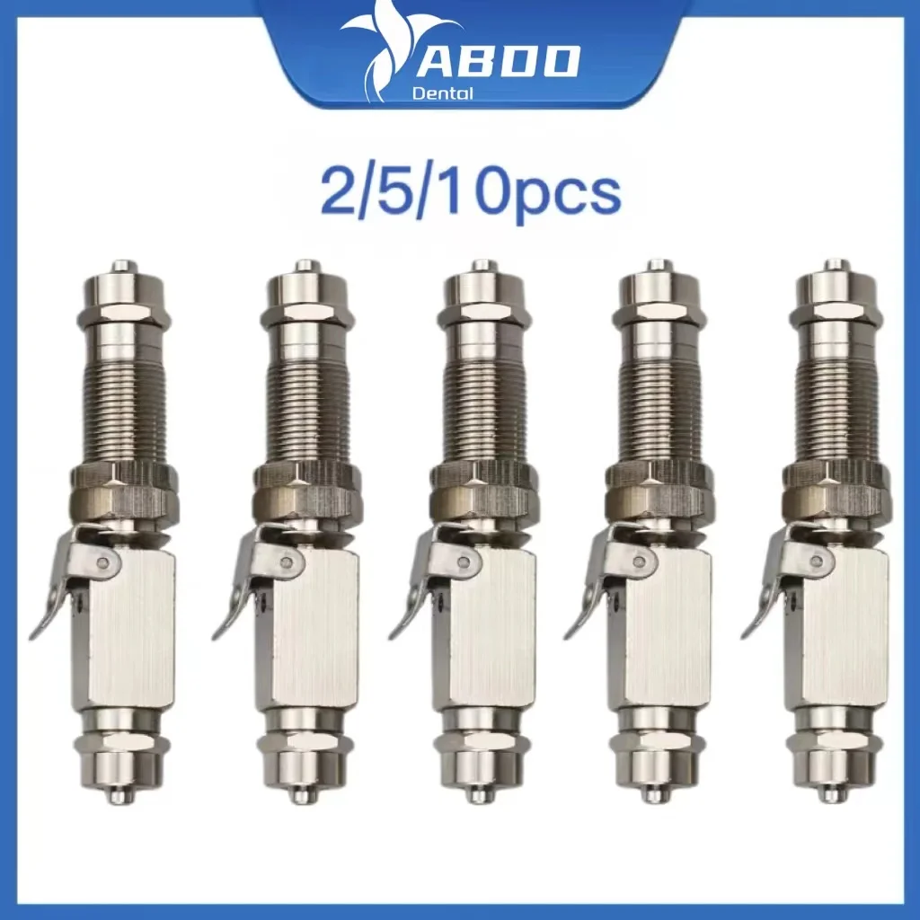 2/5/10Pcs Stainless Steel Dental Air Water Quick Connector for Dental Ultrasonic Scaler EMS Woodpecker Laboratorio Dental