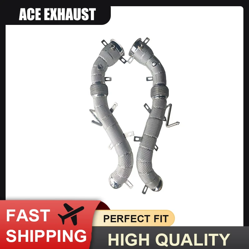 

ACE Perfrect Fit Exhuast Pipe for Mclaren 540C 570S 570GT Free Flow Downpipe High Quality SUS304 Exhuast Systems