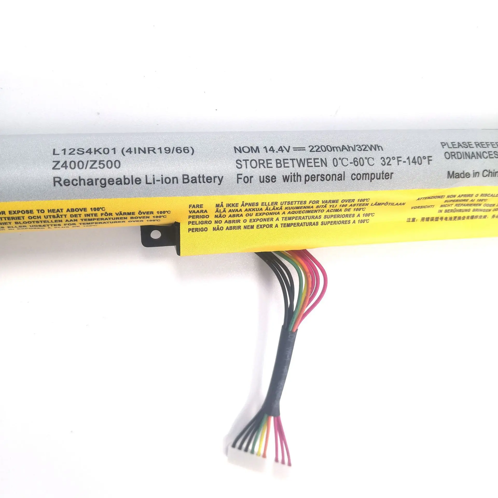 2200mAh Hoge Capaciteit Laptop Batterij voor Lenovo Z400 Z500 EEN Z410 Z510 P400 P500 L12S4K01 Vervangende Li-ion Batterij