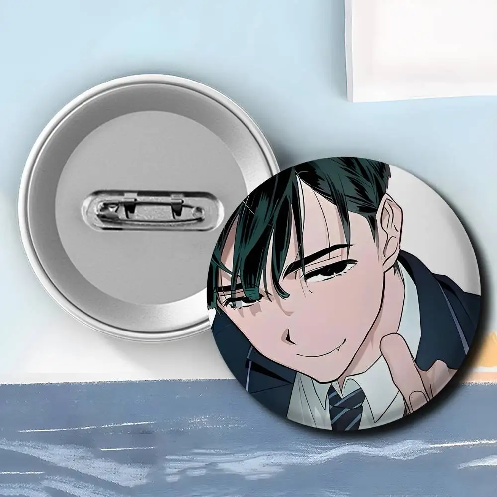 Alien Stage Anime Blechabzeichen 58mm Runde Brosche Ivan Till Mizi Luka Yu Sua Button Pin Rucksack-Deko Fan-Geschenk – Detail 8