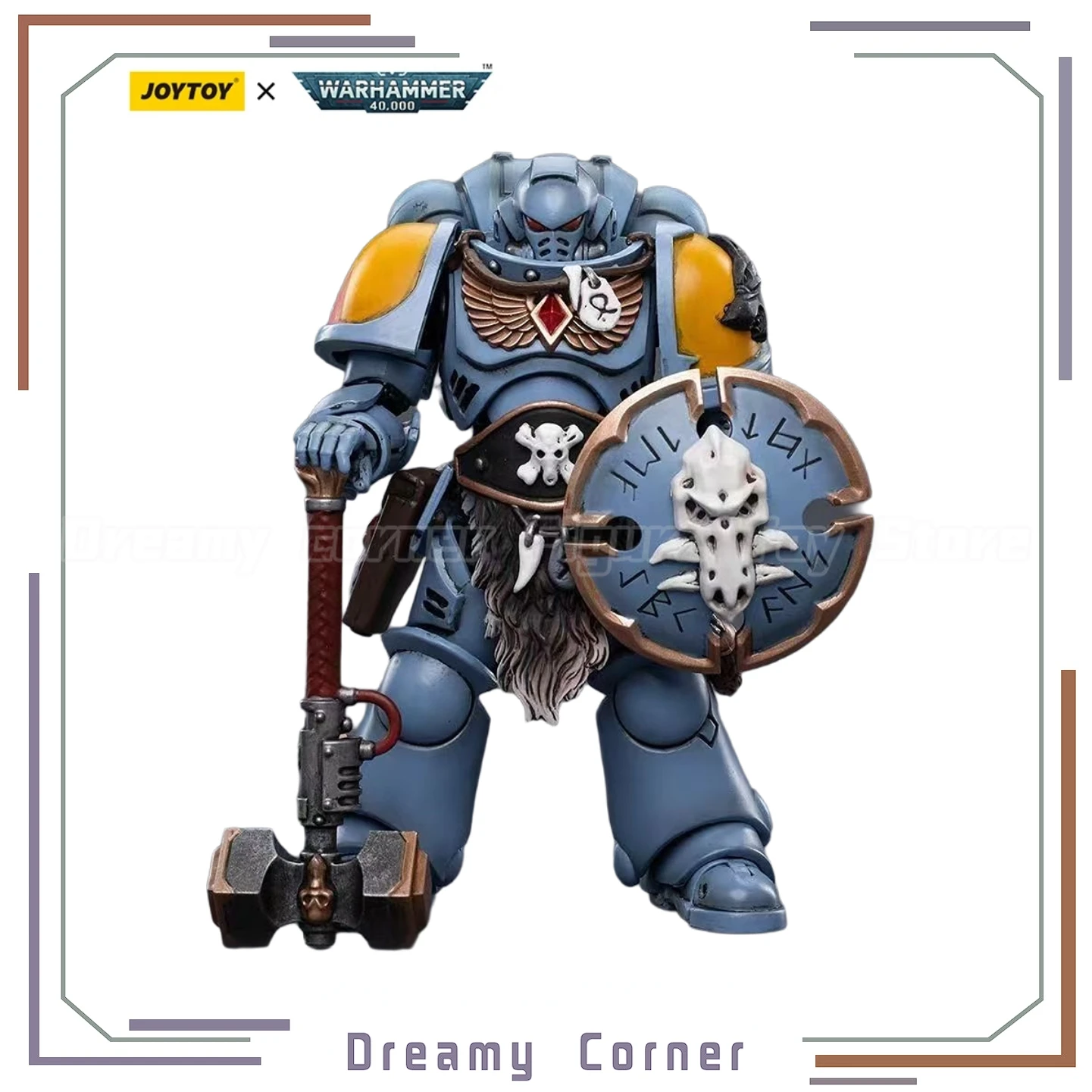 

【In Stock】JOYTOY Warhammer 40K Space Wolves Claw Pack Sigyrr Stoneshield 1/18 Action Figures Models Gifts Collection