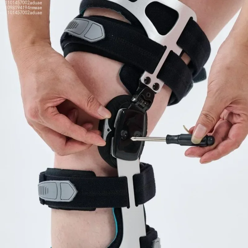 Adjustable Silver Bilateral OA Knee Pads Manufacturer Correction Knee Vagus Orthosis Brace Orthosis