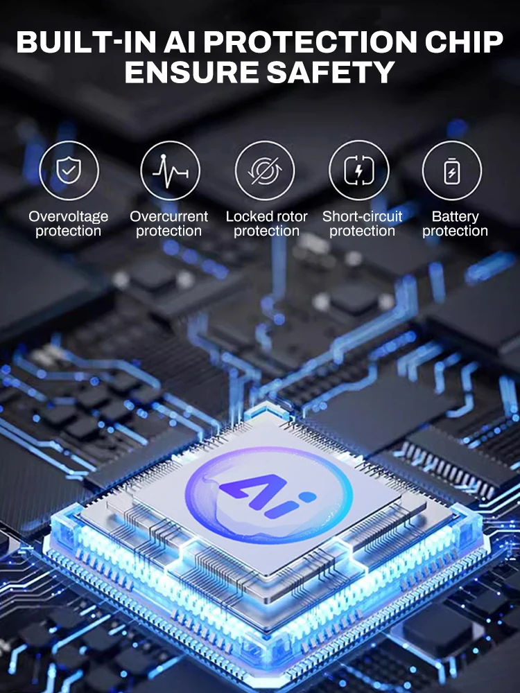 Portable Electric Air Duster Cleaning Blower Tool Car Blowing Snow 300000 RPM Type-C Charging 100 Gears adjustable Turbo Jet Fan