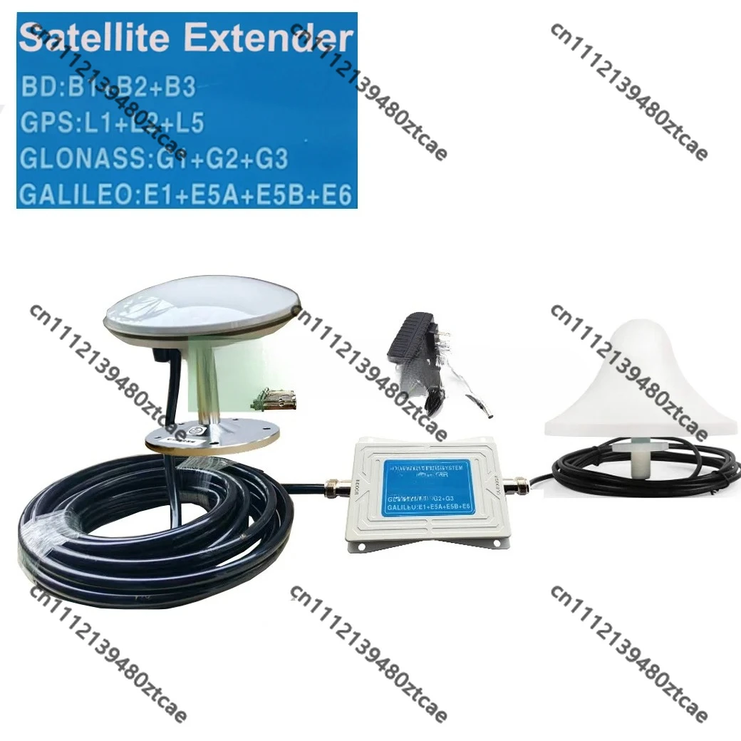 Full Band GNSS Satellite Signal Amplifier Repeater GPS L1 L2 L5 B1 B2 B3 High Sensitivity Signal Boost Device