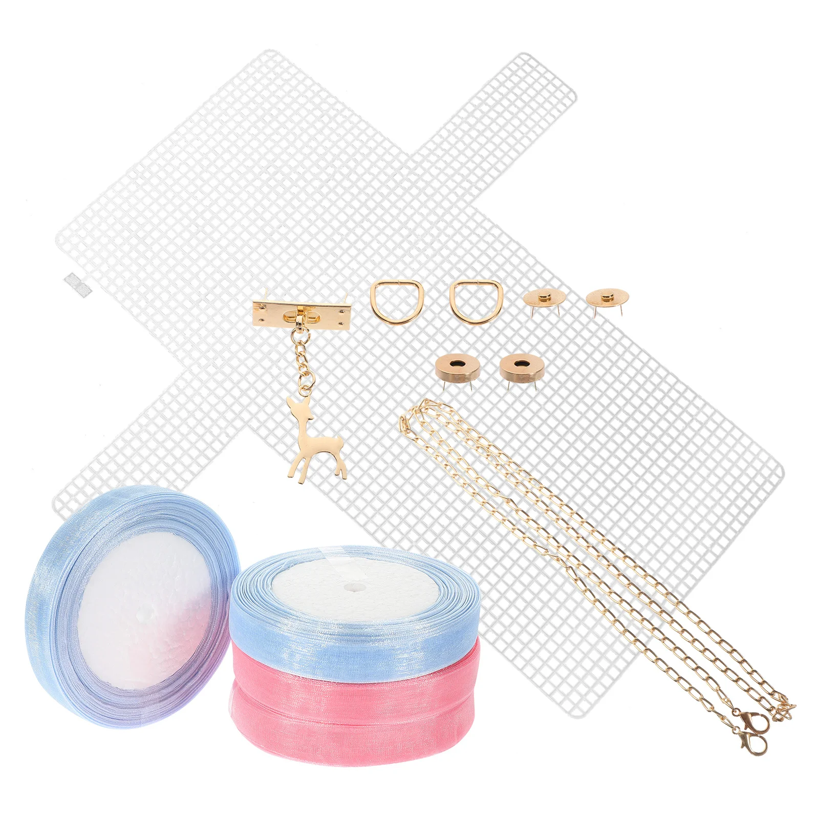 

1Set DIY Woven Bag Accessories Premium Material Handmade Shoulder Bag Kit Crossbody Weaving Supplies Gift Craft