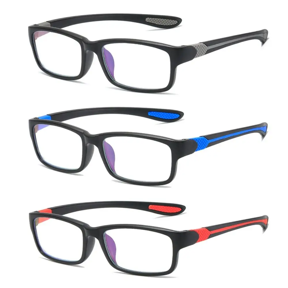 TR90 Reading Glasses Men Women Sports Anti-blue Light Reading Eyewear Black Red Frame Presbyopia Eyeglasses +100 to+400