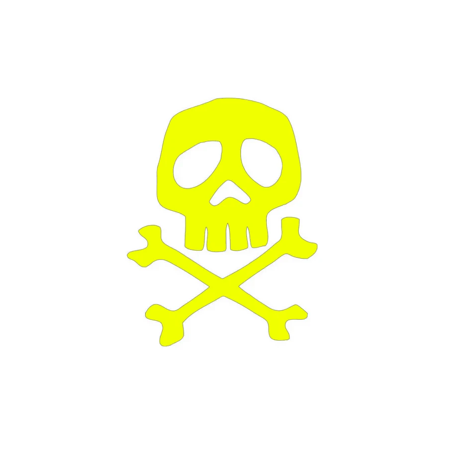ic Pirate Captain Skull Stickers - Car Decorative Accessories, PVC Waterproof Sunproof Vinyl Stickers