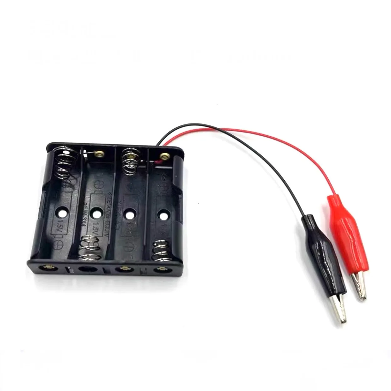 AA battery Box 3.7V/6V 18650 battery box With Crocodile Clip/ Switch