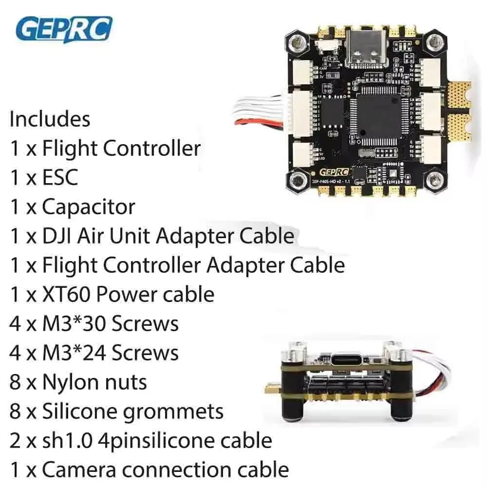 BoMsGEPRC 42688-P Gyroscope 16MB Black Box Data Analyze Record Flight Data Plug Play Racing FPV Drone RC TAKER F405 BLS 50A Stac