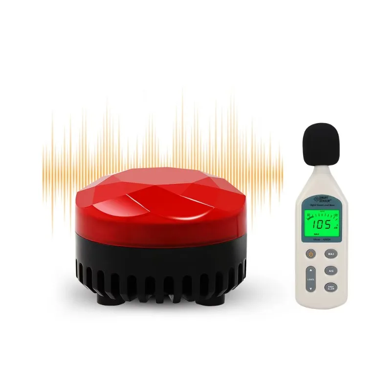 Professional Lighting High Decibel Sound & Light Alarm LED Indicator Rotation Flashing Machine Failure view 5