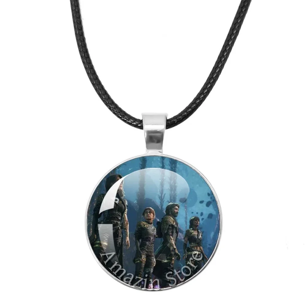 25mm Leather Necklace Hot Gamer Gustave Clair Obscur Expedition 33 Maelle x Gustave Fanart Pendant Gift for Game Fan JD012