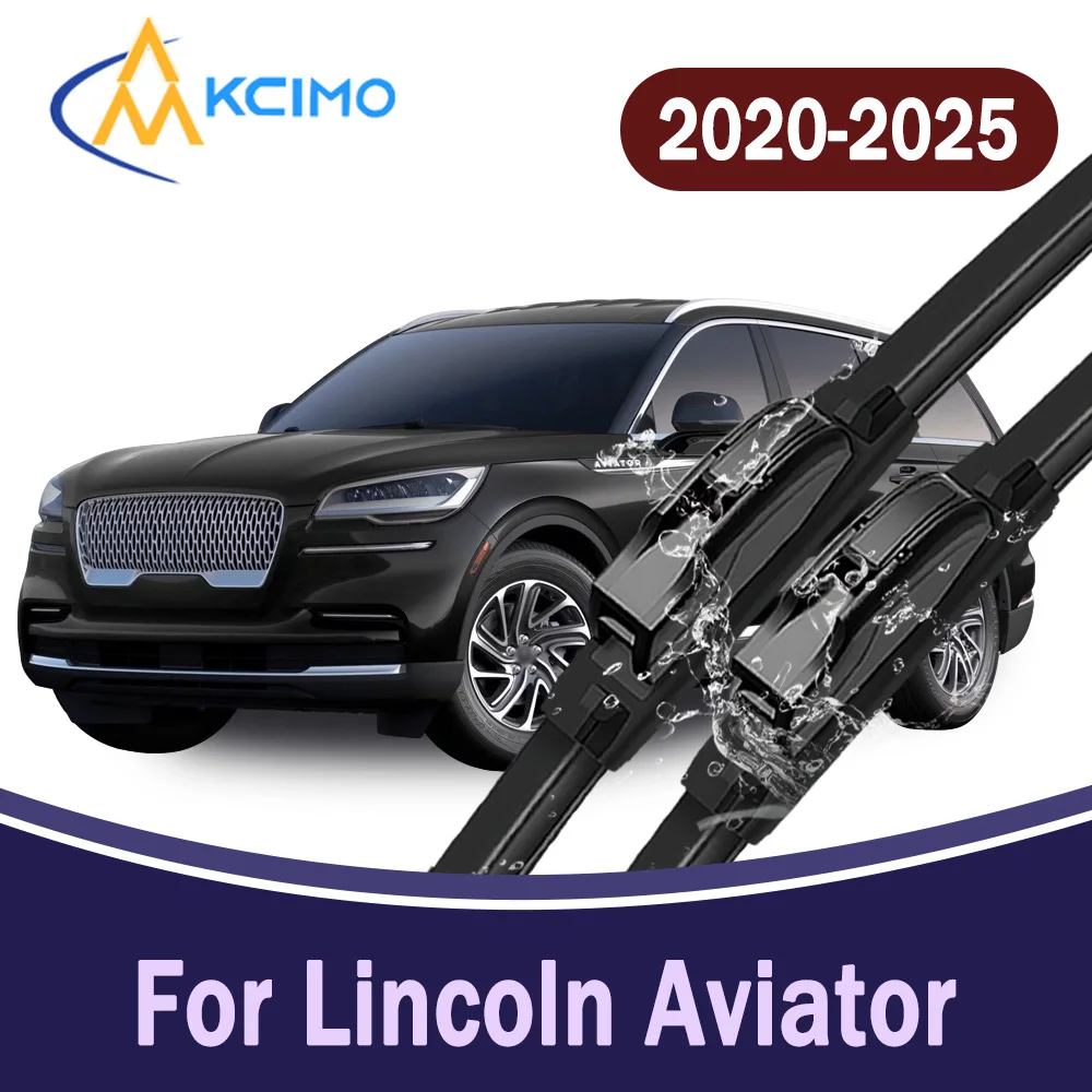 

All-Weather Front Windscreen Wiper Blades For Lincoln Aviator U611 2020-2025 High Quality Car Windshield Replacement Parts 2Pcs