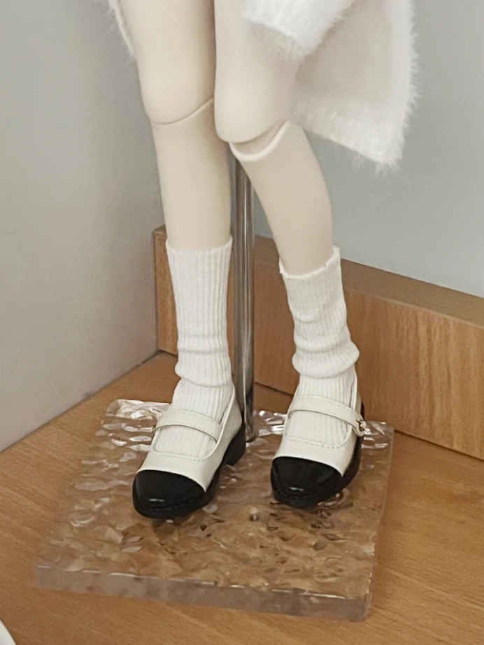 L01-X005 giocattolo per bambini 1/6 1/4 gl BJD DD SD MSD scarpe da bambola colore misto Scarpe in pelle a punta affilata 1 paio