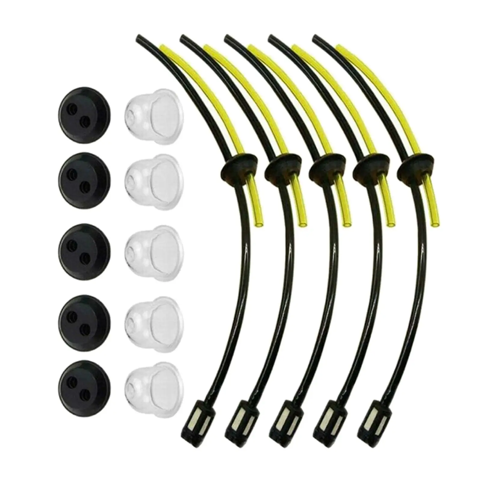 5x Universal Fuel Line Hose Pipe Filter for Strimmer Lawnmower Power