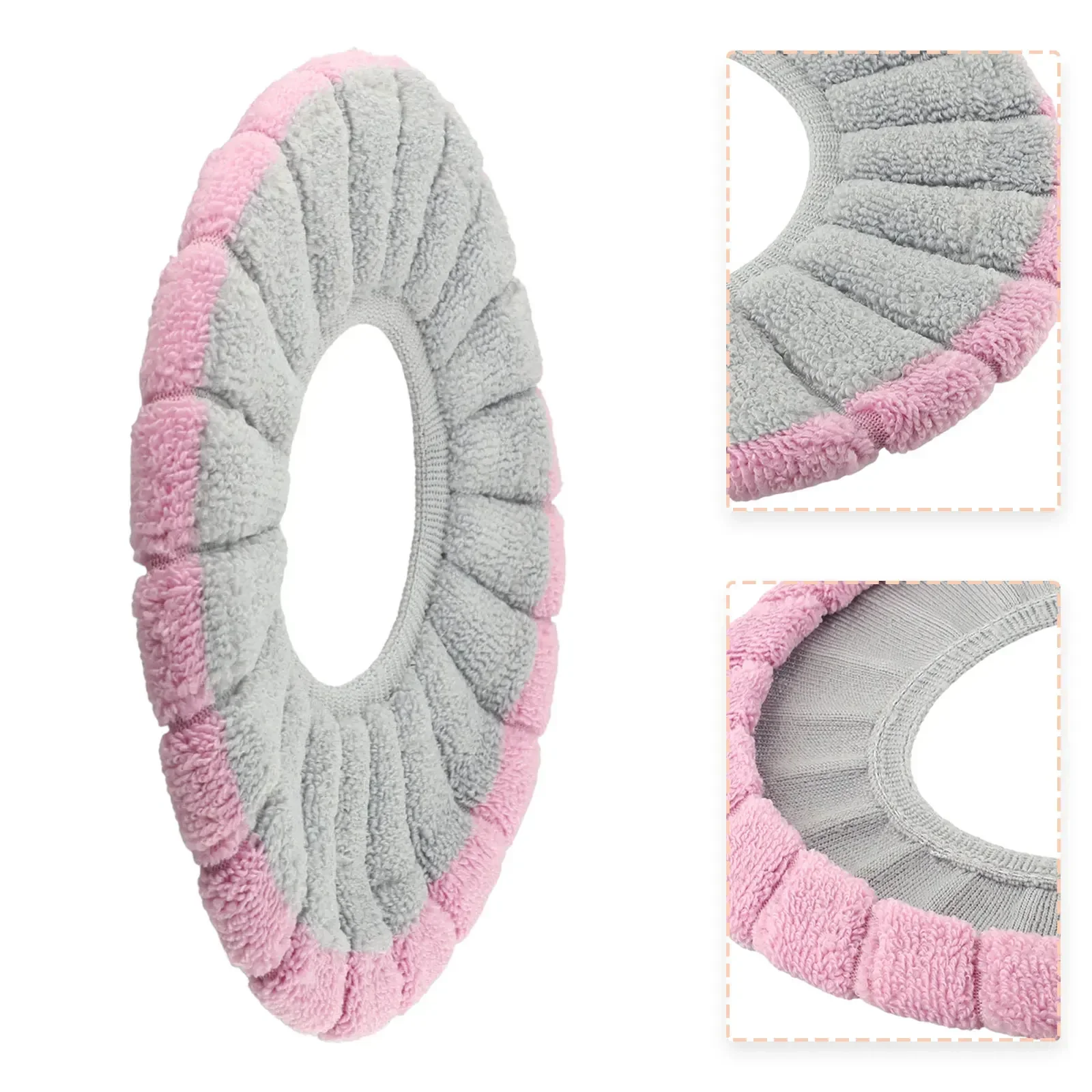 Winter Warm Toilet Seat Cover Mat ///////////////////Cushion With Handle Thicker Soft Washable Closestool Warmer Accessories