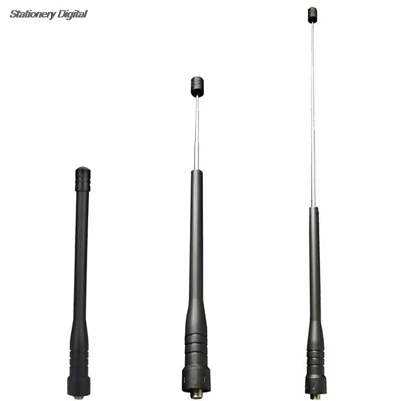 1PC Rod Telescopic Gain Antenna For Baofeng Walkie Talkie Dual Band SMA Female for Baofeng BF-888S, Baofeng UV-5R, Kenwood, HYT