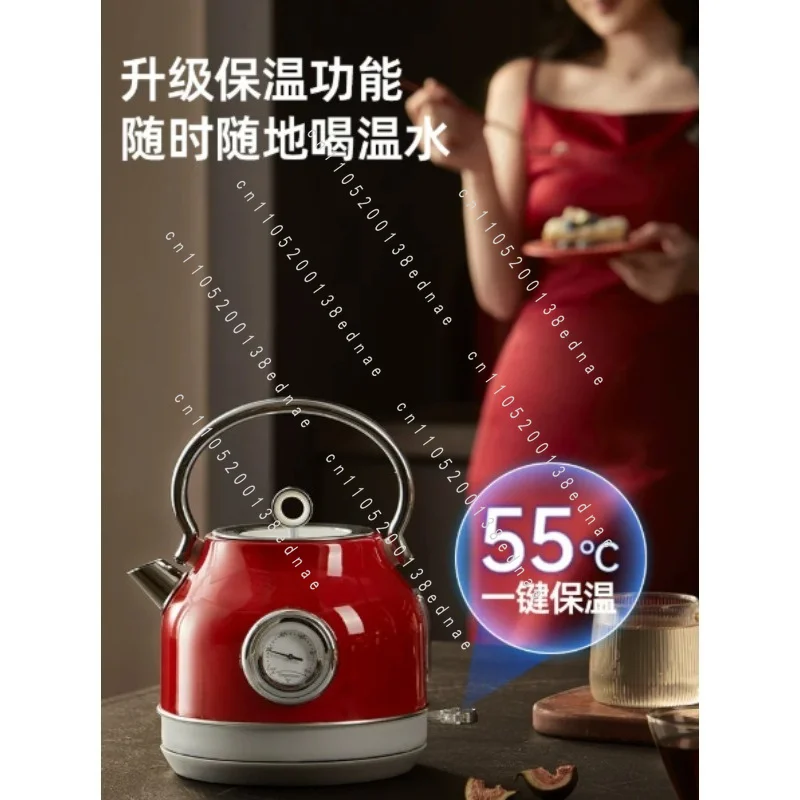 Electric Kettle Retro Constant Insulation 304 Stainless Steel Household Automatic Power Failure