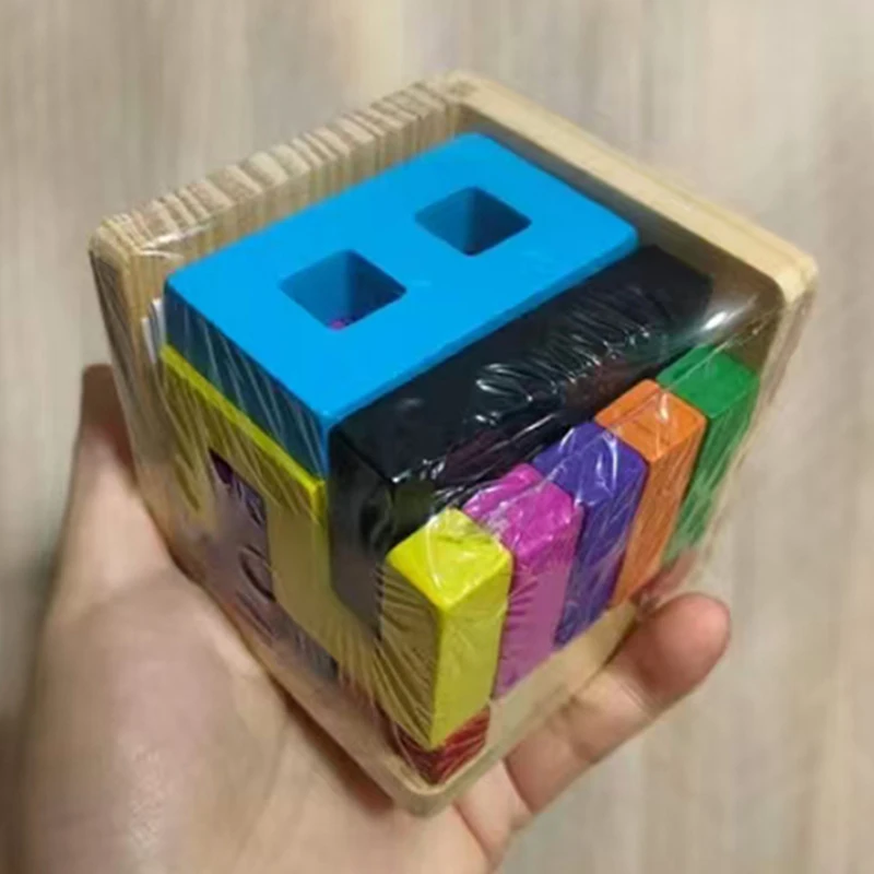 Numero Matematica Cubo Logico Scatola Magica Rompicapo in Legno Puzzle Regali Educativi per Bambini e Adulti Sviluppare Giocattoli Intellettuali
