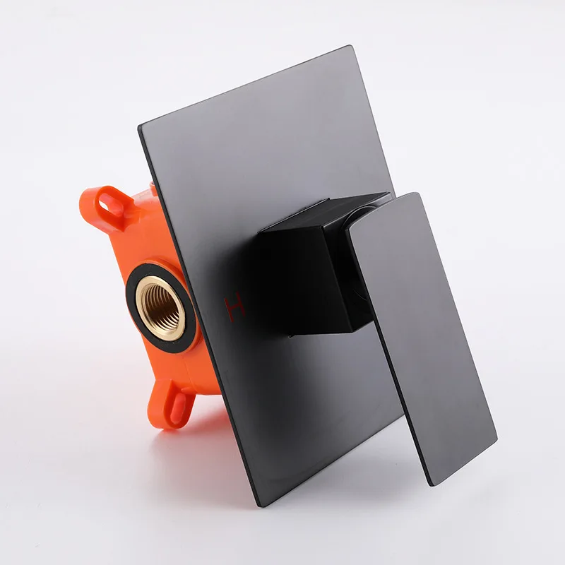 

Single-Hole Mounted Waterfall Mixer Tap New Concealed Basin Faucet Brass for Bedroom Vanity Embedding Bathroom Vanity