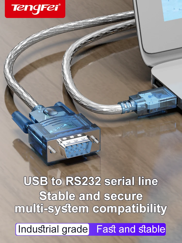 USB to RS232 Cable DB9 COM Port Serial PDA 9 Pin DB9 Converter Adapter For Computer PLC