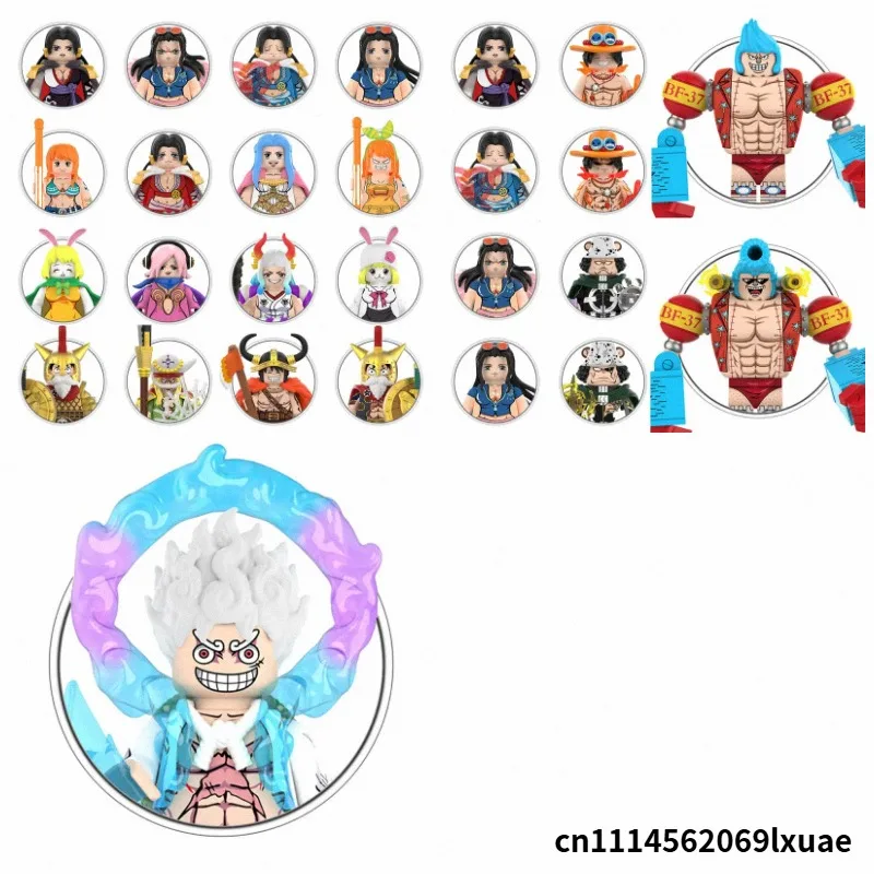 DY-Serie Luffy Zoro Nami Sanji Chopper Mini-Bausteine Actionfiguren - Halloween- & Weihnachtsgeschenkideen für Fans