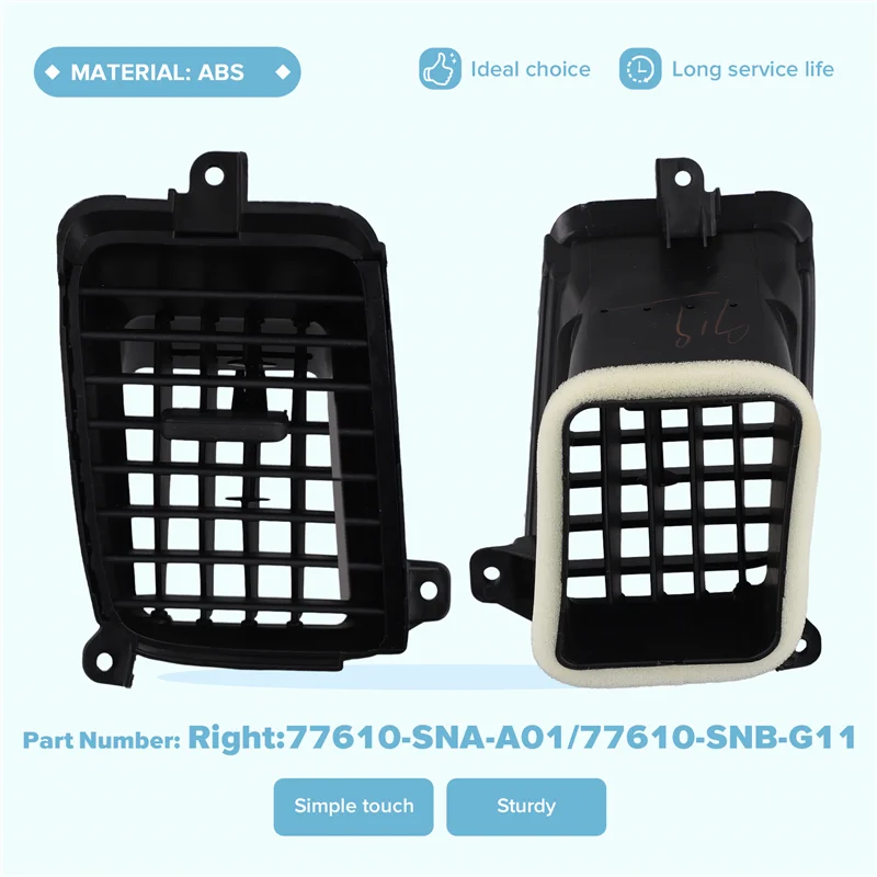 

Durable AC Air Conditioner Driver Side Vent Outlet For HONDA CIVIC FA1 FD1 FD2 2006-2011-Part Numbers& 77610-SNB-G11 Right LHD