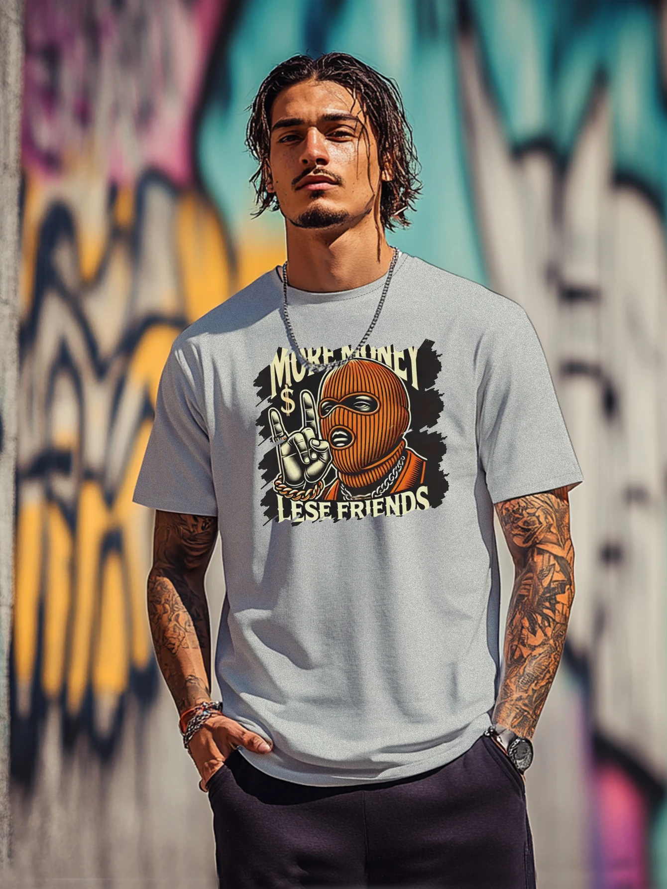 

Freedom headband men pattern summer men's T-shirt printing comfortable casual summer round neck loose short sleeve elastic top