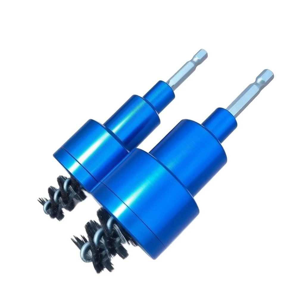 2pcs Copper Pipe Cleaning Brush Set For Power for Drill Tube Cleaning Brush Cleans Copper Pipes Tubes And Fittings For Soldering